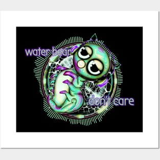 Waterbear don't care grurple Posters and Art